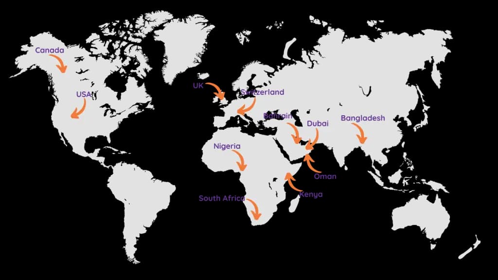 International Patient Footprint