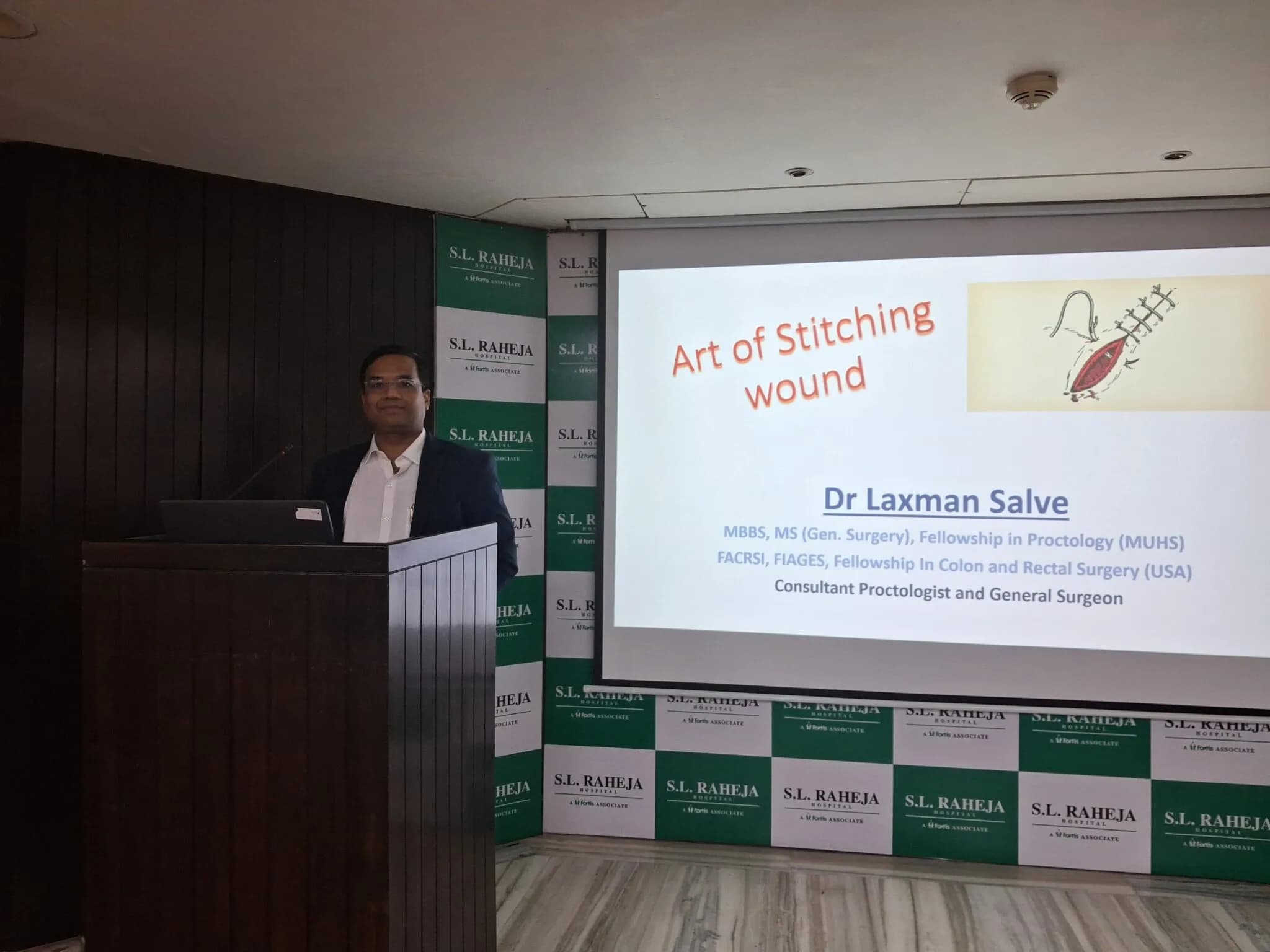 Dr. Laxman Salve Invited to Speak at Symposium on Urology, Gastroenterology, and General/Laparoscopic Surgery